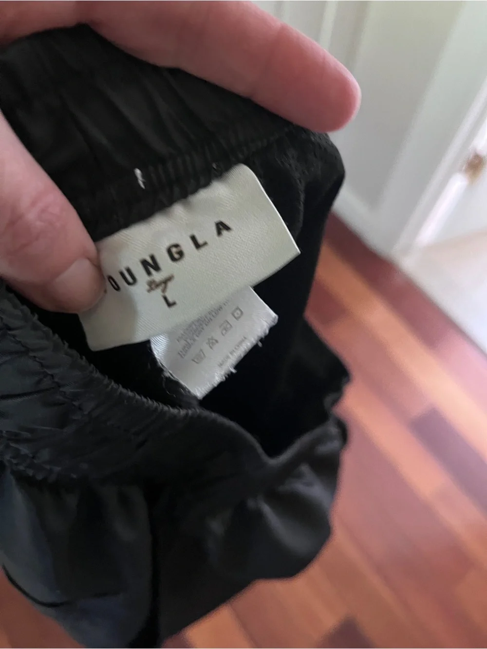 YoungLA Black Athletic Shorts - Picture 4 of 5